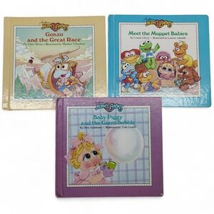 Muppet Babies Hardcover Books • Vintage 1987 Weekly Reader • Retro Nursery Reads